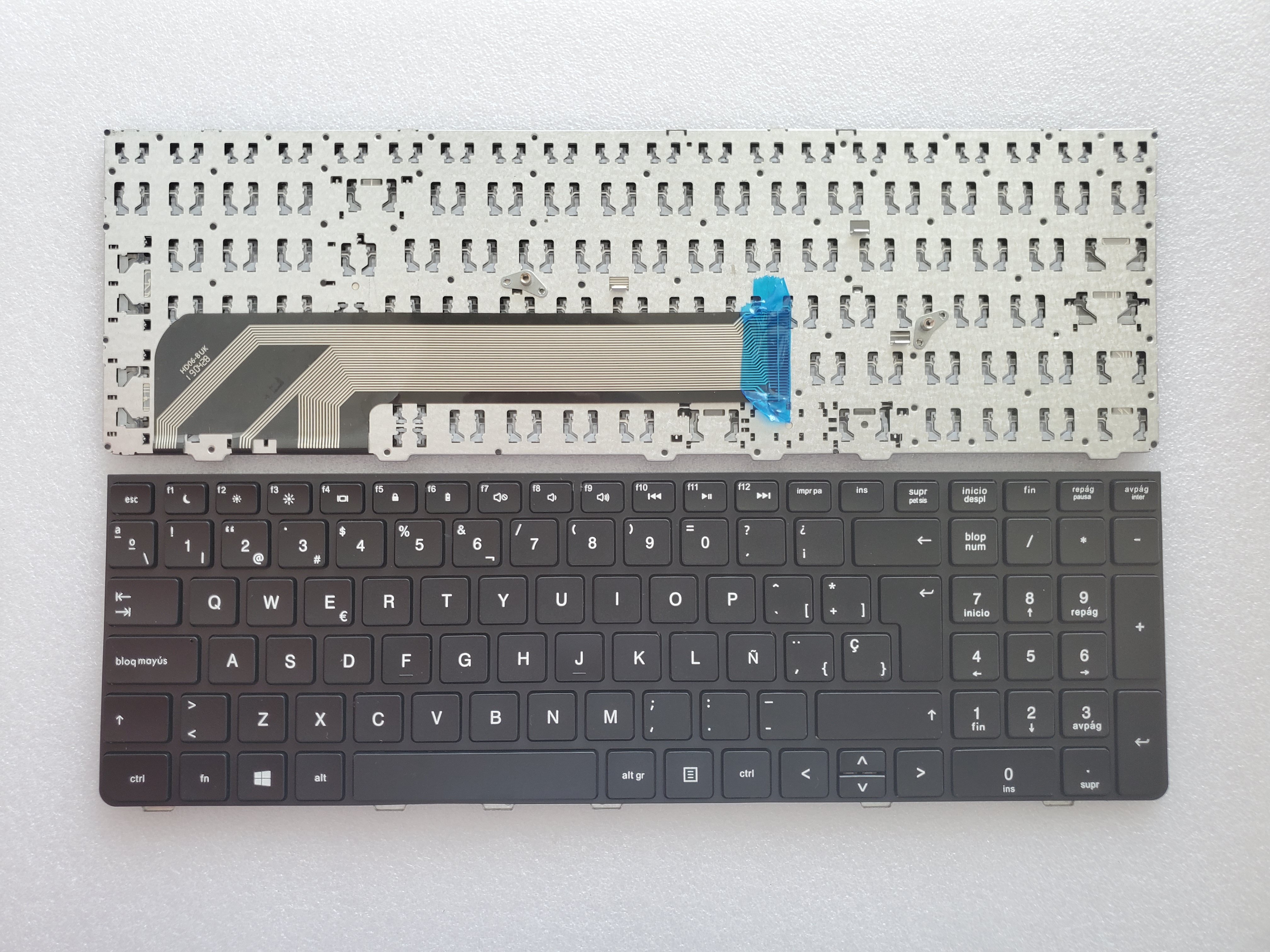 Picture of New Replacement Laptop Keyboard For HP 4530/4530S BLACK FRAME BLACK (OEM) SP Layout